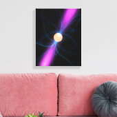 パルサーイラストレーション2 キャンバスプリント (インサイチュ (リビング))