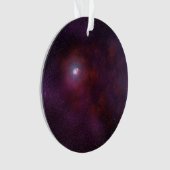 パルサー中性子星からの風。 オーナメント (正面)