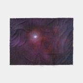 パルサー中性子星からの風。 フリースブランケット (正面(横))