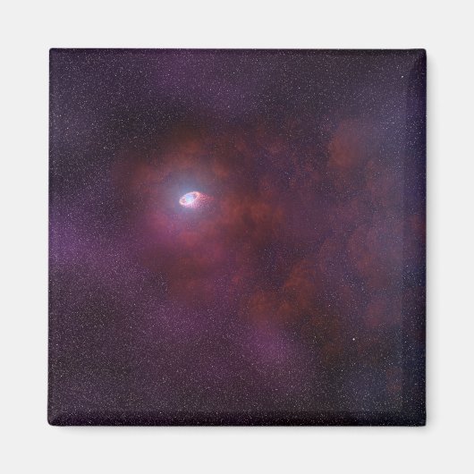 パルサー中性子星からの風。 マグネット (正面)