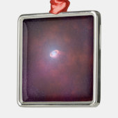 パルサー中性子星からの風。 メタルオーナメント (左)