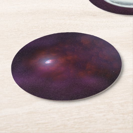 パルサー中性子星からの風。 ラウンドペーパーコースター (アングル)