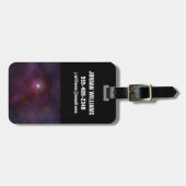 パルサー中性子星からの風。 ラゲッジタグ (正面横)