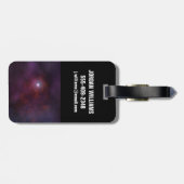 パルサー中性子星からの風。 ラゲッジタグ (裏面横)