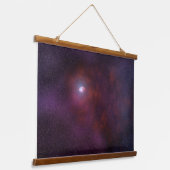 パルサー中性子星からの風。 吊り下げ型タペストリー (傾斜あり)