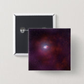 パルサー中性子星からの風。 缶バッジ (正面&裏面)