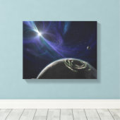 パルサー惑星系 キャンバスプリント (インサイチュ (ウッドフロア))