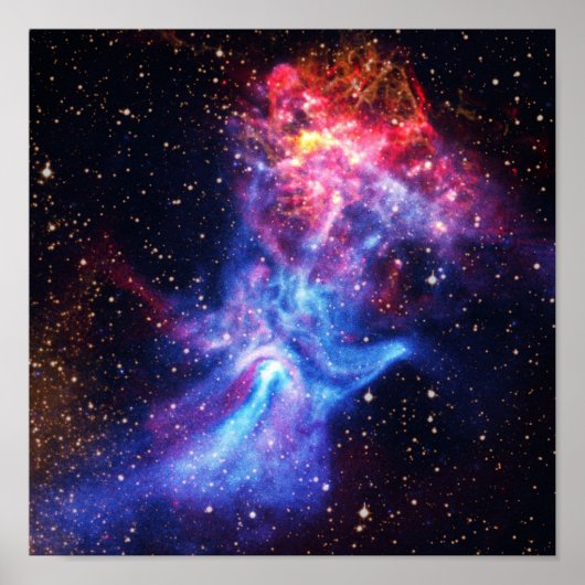 パルサーB1509 - 神の手X線星雲 NASA写真 ポスター (正面)