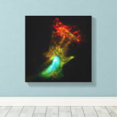パルサーB1509 – 神の手X線星雲NASAの写真 キャンバスプリント (インサイチュ (ウッドフロア))
