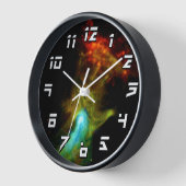 パルサーB1509 – 神の手X線星雲NASAの写真 壁時計 (傾斜)