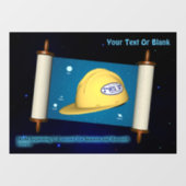 パルシャットベレクソイエッシュメーン建築 ウィンドウサイン (シート)