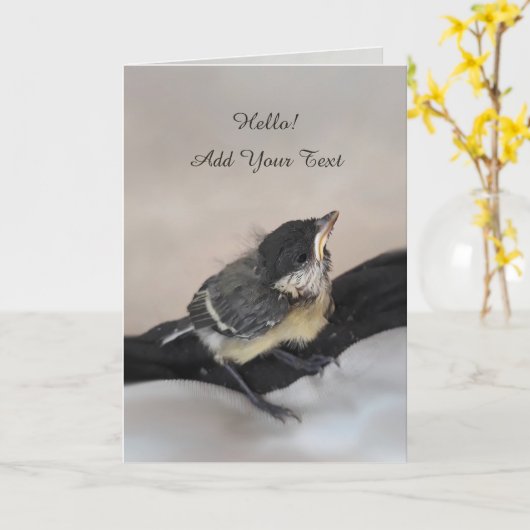 パルスのティディ専攻のー カード (黄色い花)