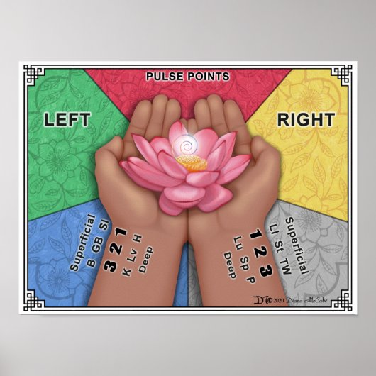 パルスポイント壁グラフ – 大 ポスター (正面)