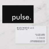 パルス。 名刺 (正面/裏面)