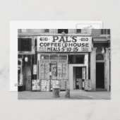 パルズコーヒーハウス， 1939 ポストカード (正面/裏面)