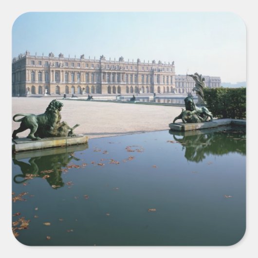 パルターから見た西またはガーデンファサード スクエアシール (正面)