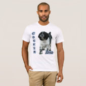 パルティコッカースパニエル犬パパ4 Tシャツ (正面フル)