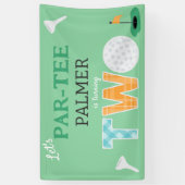 パルティーゴルフ2ndバースデーゴルフパーティー 横断幕 (縦)