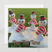 パルティータイムホリデイ招待状 招待状 (正面/裏面)