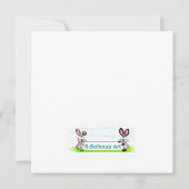 パルティータイムホリデイ招待状 招待状 (裏面)