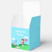 パルティーチビ(小さくかわいく書いた感じ)ガール誕生日ゴルフパーティー フェイバーボックス (オープン)