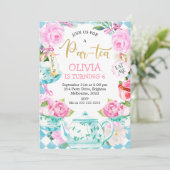 パルティーティーパーティー誕生日招待状 招待状 (スタンド正面)