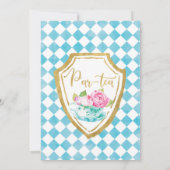 パルティーティーパーティー誕生日招待状 招待状 (裏面)