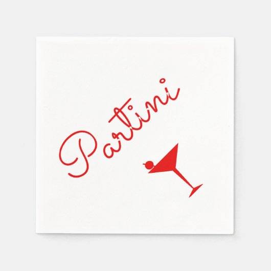 パルティーニマルティニカクテル スタンダードカクテルナプキン (正面)