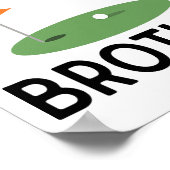 パルティーブラザーゴおもしろいルフバースデーパーティーファミリーM ポスター (角)