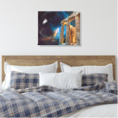 パルテノンアクロポリスギリシャミーツ宇宙 キャンバスプリント (インサイチュ (寝室))