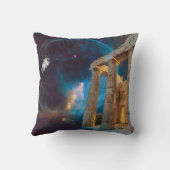 パルテノンアクロポリスギリシャミーツ宇宙 クッション (裏面)