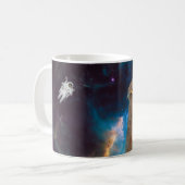 パルテノンアクロポリスギリシャミーツ宇宙 コーヒーマグカップ (正面左)