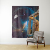 パルテノンアクロポリスギリシャミーツ宇宙 タペストリー (インサイチュ)