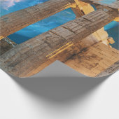 パルテノンアクロポリスギリシャミーツ宇宙 ラッピングペーパー (角)