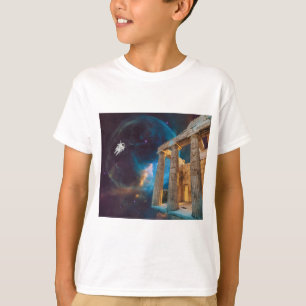 パルテノンアクロポリスギリシャミーツ宇宙 Tシャツ