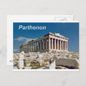 パルテノン神殿のアテネ・アンジー.jpg ポストカード (正面/裏面)
