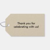 パルテノン神殿のアテネ ギフトタグ (裏面横)