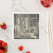 パルテノン神殿のアテネ スタンダードカクテルナプキン (インサイチュ)