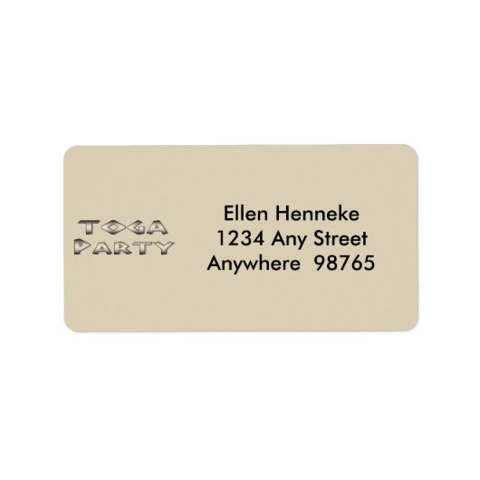 パルテノン神殿のアテネ ラベル (正面)