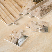 パルテノン神殿の上空の雲 ジグソーパズル (側面)