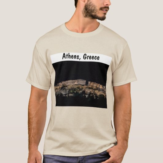 パルテノン神殿 アテネ ギリシャ お土産 Tシャツ (正面)