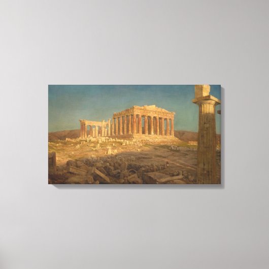 パルテノン神殿 キャンバスプリント (正面)