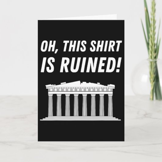パルテノン神殿 ギリシャ アテナのアクロポリス カード (正面)