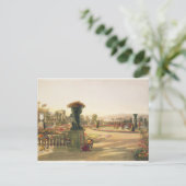 パルテール、トレントラム・ホール・ガーデンズ、トーマ作 ポストカード (スタンド正面)