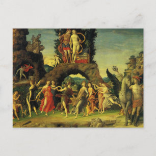 パルナッソス、火星とビーナスby Andrea Mantegna ポストカード