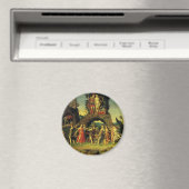 パルナッソス、火星とビーナスby Andrea Mantegna マグネット (インサイチュ (食洗機))