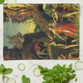 パルナッソス、火星とヴィーナス アンドレア・マンテーニャ作 キッチンタオル (折り畳み)