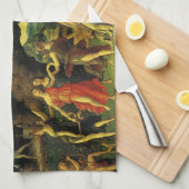 パルナッソス、火星とヴィーナス アンドレア・マンテーニャ作 キッチンタオル (四つ折り)