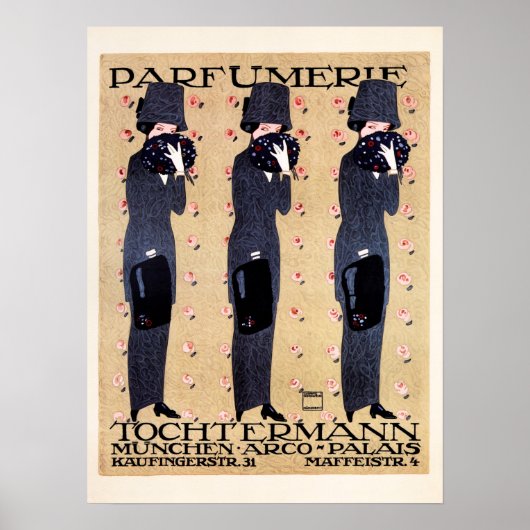 パルフムリートシュテルマンミュンヘンルートヴィヒ・ホルヴァイン旧 ポスター (正面)