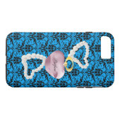 パルフム&パールターコイズダマスクiPhone 7Plusケース Case-Mate iPhoneケース (裏面(横))